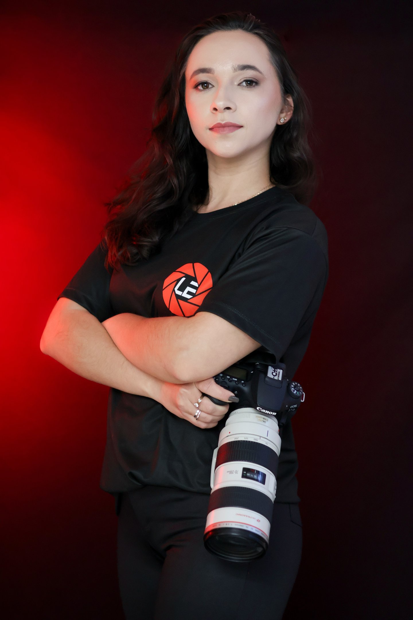 Fotógrafa da equipe Lentes No Esporte